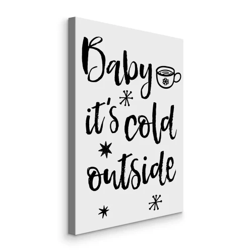 Bild Inschrift zwischen Schneeflocken