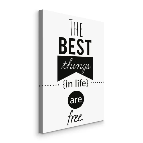 Bild Motivierende Inschrift über Werte