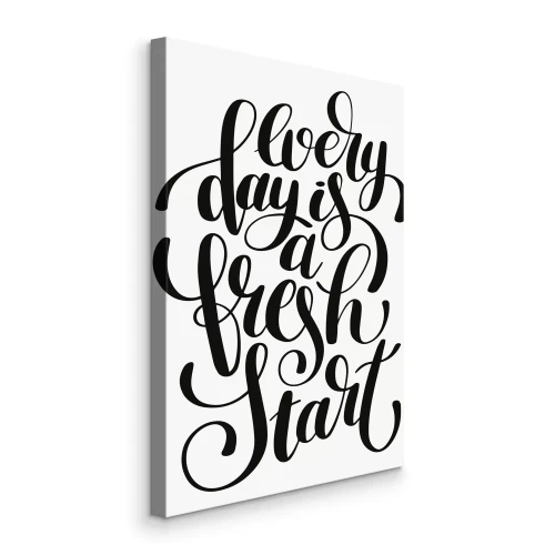 Bild Ein Zitat über einen Neuanfang jeden Tag