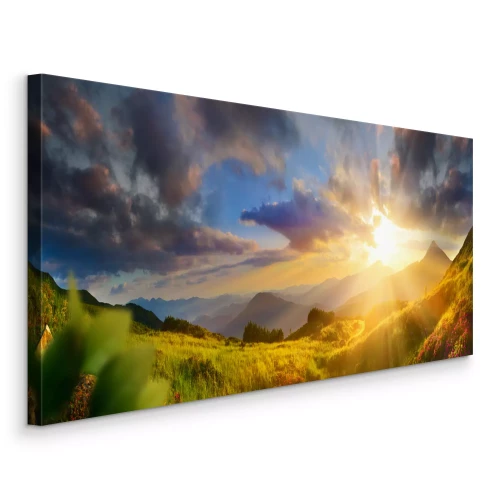 Bild Sonnige Berglandschaft