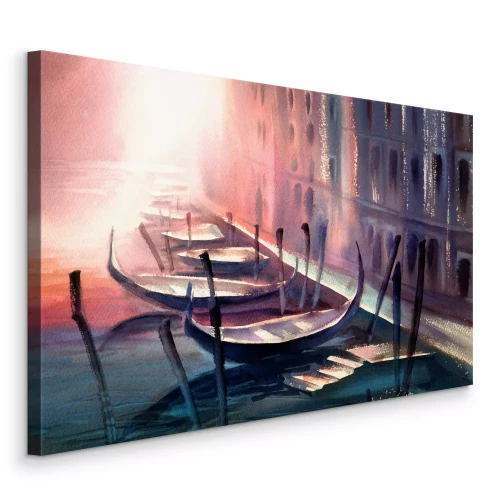 Bild Kanäle von Venedig mit Booten