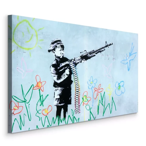 Bild Banksy Crayon Boy Reproduktion