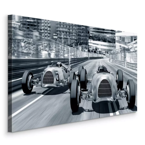 Bild Klassische Rennwagen auf dem Stadtkurs