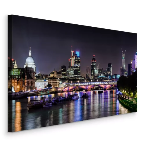 Bild Panorama der Stadt bei Nacht