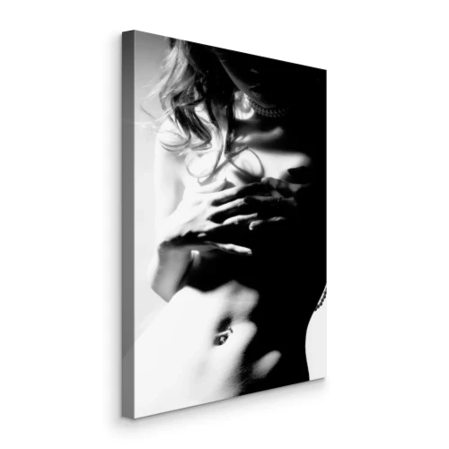 Bild Das Spiel des Lichts auf der Silhouette einer Frau