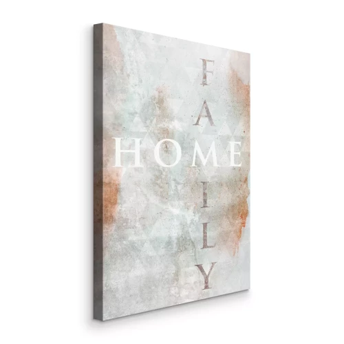 Bild Dekorative Inschrift über den Wert der Familie