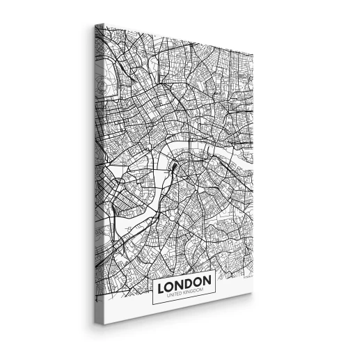 Bild Detaillierte Karte der Stadt London