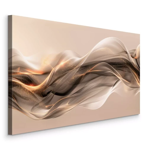 Bild Wellenförmige Muster in Beigetönen