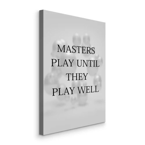 Bild Zitat zur Perfektion auf grauen Formen