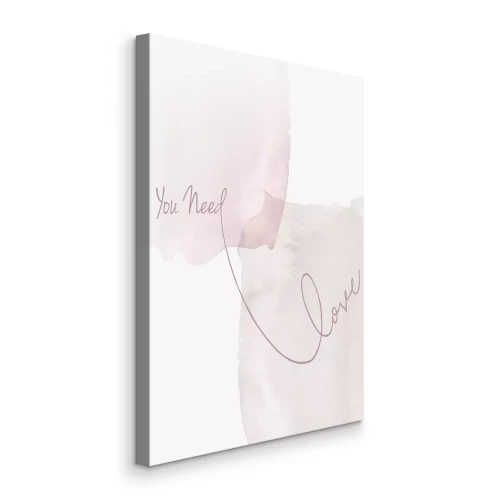 Bild Inschrift über die Liebe in Pastellfarben