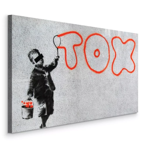 Bild Banksy-Reproduktion Tox