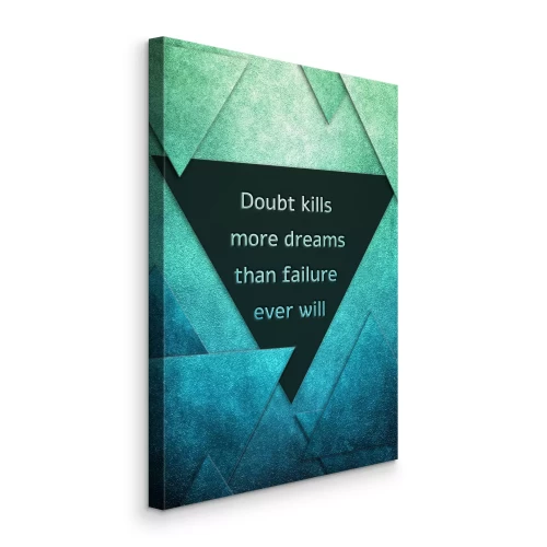 Bild Motivierende Inschrift zwischen Formen