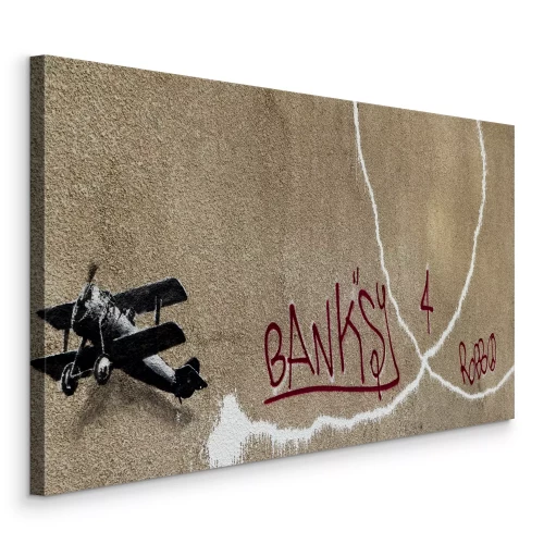 Bild Banksy Love Plane Reproduktion
