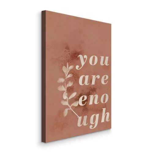 Bild Typografie mit floralem Akzent