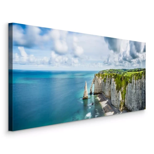 Bild Panorama der Küste mit Kreidefelsen