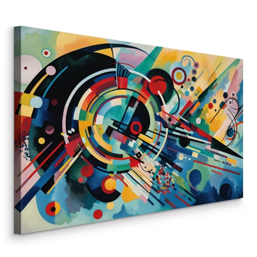 Bild Farbenfrohe Abstraktion, inspiriert von den Werken Wassilys.