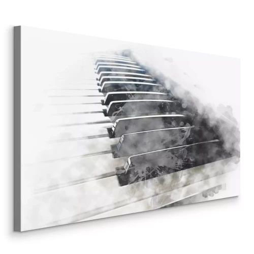 Bild Schwarze und weiße Klaviertasten