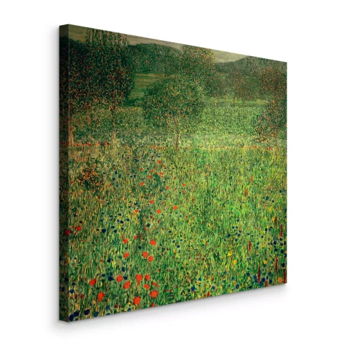 Bild Ein Garten voller blühender Bäume mit farbenfrohen Früchten