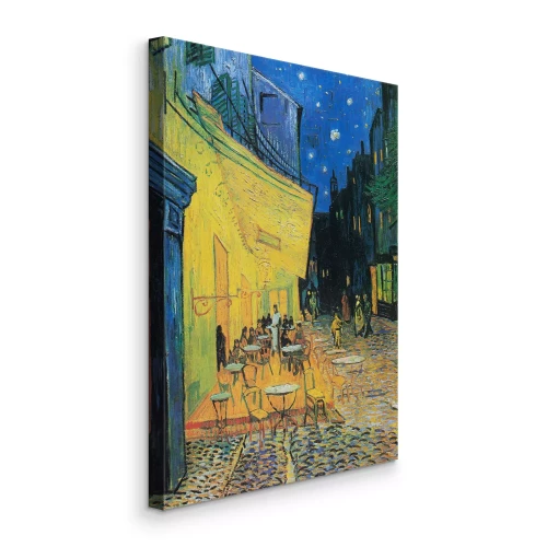 Bild Eine lebhafte Nachtstraße mit Restaurants