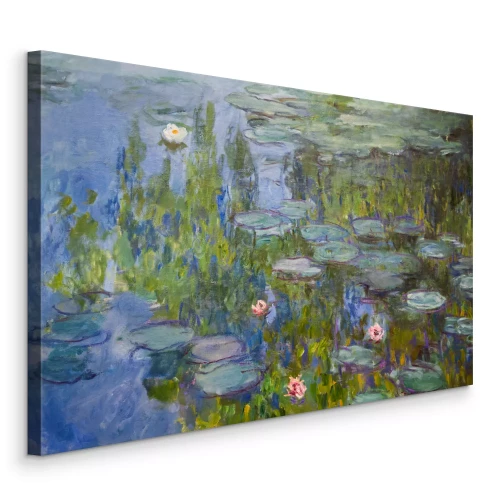 Bild Ein wunderschöner Teich, bedeckt mit üppiger Seerosenvegetation