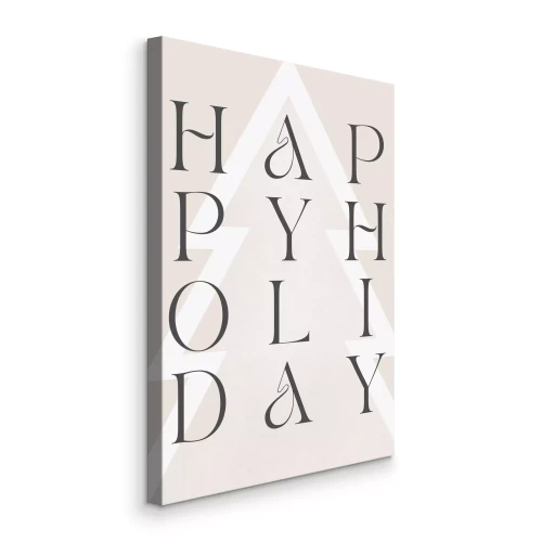 Bild Weihnachtsgrüße mit einem Weihnachtsbaum im Hintergrund