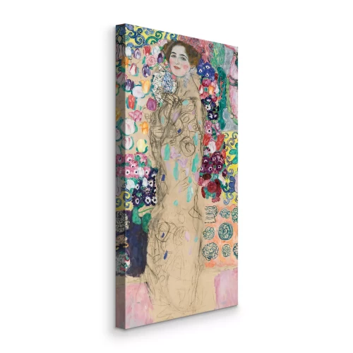 Bild Maria Munk in einem Porträt vor dekorativem Hintergrund