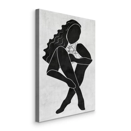 Bild Minimalistische weibliche Silhouette