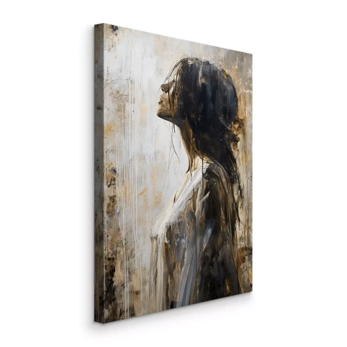 Bild Eine nostalgische Frau in einem künstlerischen Ansatz