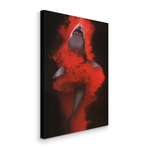 Bild Ein Hai mit rotem Leuchten