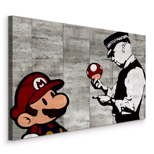 Bild Mario und der Polizist Banksy