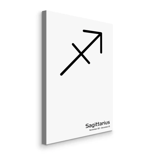 Bild Astrologische Typographie des Sternzeichens Schütze