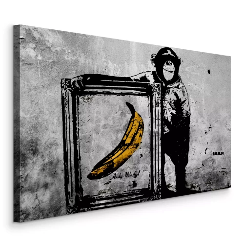 Bild Affe mit Banane von Warhol Banksy