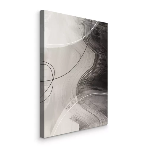 Bild Wellenförmige Formen in einfarbigen Farben