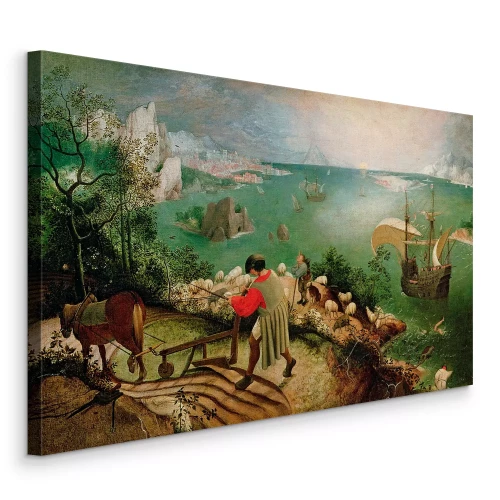 Bild Idyllische Ansicht mit verborgenem Sturz des Ikarus