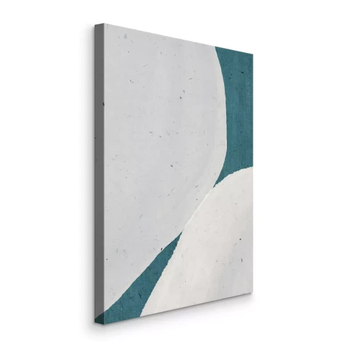 Bild Unregelmäßige Formen auf türkisfarbenem Hintergrund