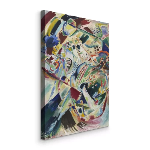 Bild Reproduktion des Gemäldes „Tafel für Edwin R Nr. 4“ von Wassily Kandinsky