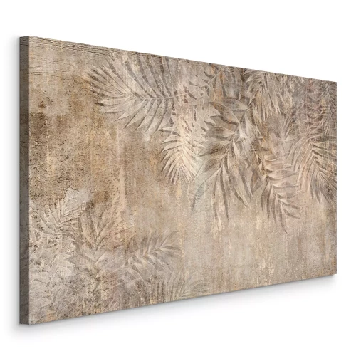 Bild Zarte Palmen in sandbraunen Tönen