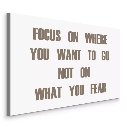 Bild Motivierendes Zitat zum Thema Fokus