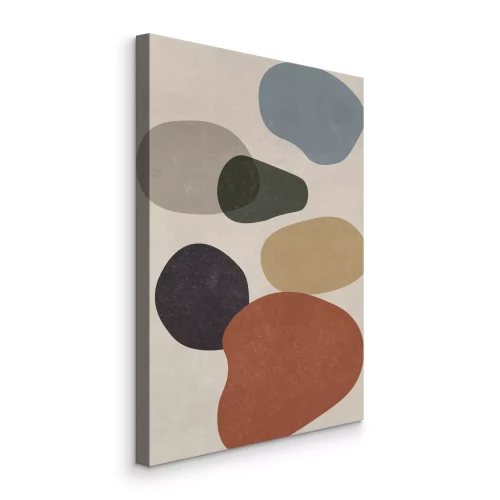 Bild Abstrakte Flecken in gedeckten Farben