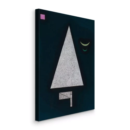 Bild Reproduktion des Werkes „Weiße Schärfe“ von Wassily Kandinsky