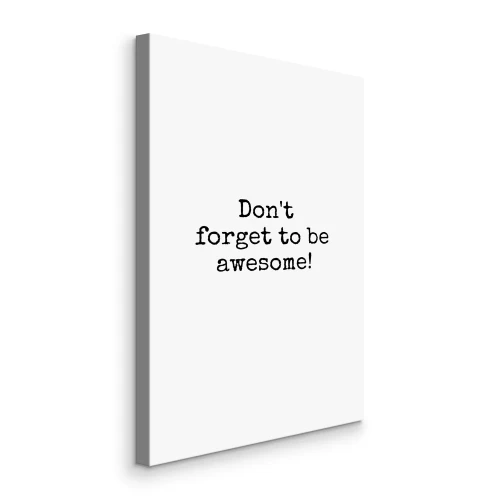 Bild Ein Slogan über Größe