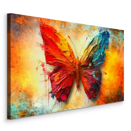 Bild Farbenfroher, künstlerischer Schmetterling