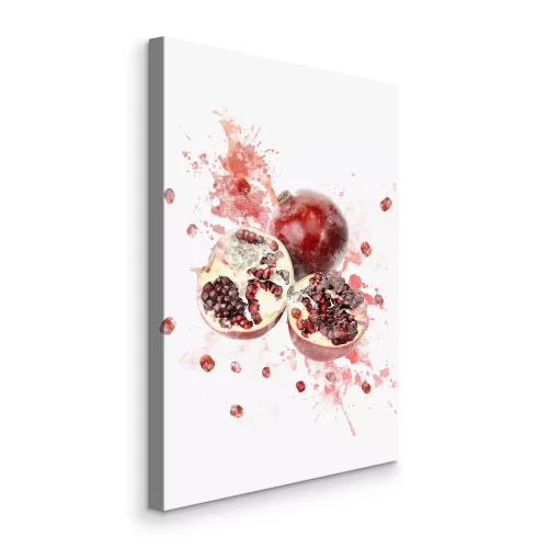 Bild Mit Wasserfarben gemalte Granatäpfel