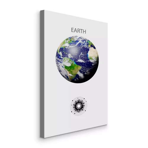 Bild Planet Erde, bewohnt von Menschen