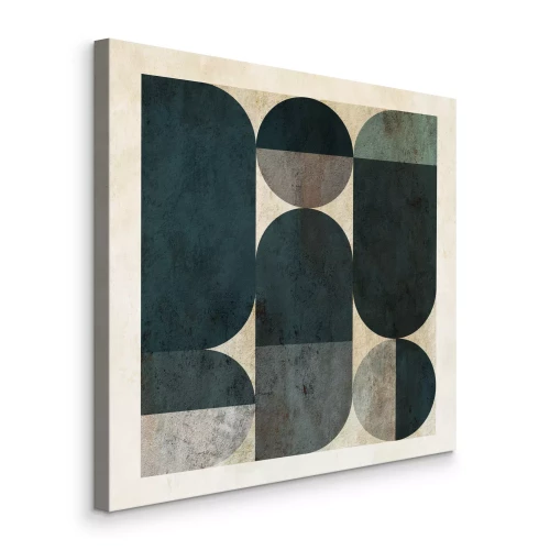 Bild Abstrakte geometrische Formen mit rauer Textur