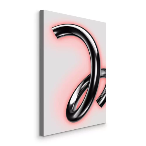 Bild Metallische abstrakte Spiralform