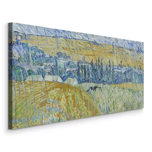 Bild Auvers im Regen, eine melancholische Landschaft