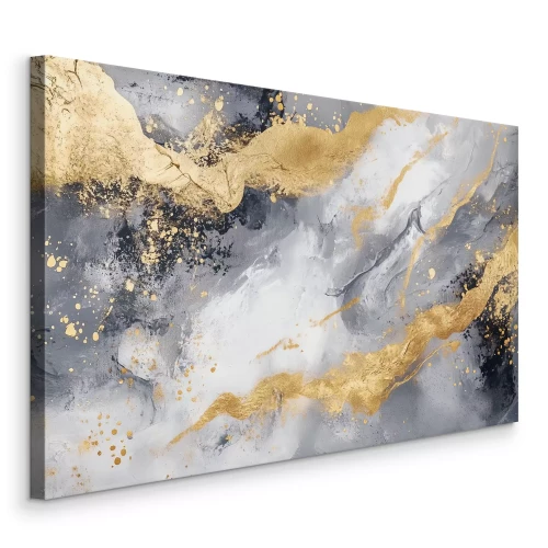 Bild Goldene Streifen auf grauem Hintergrund