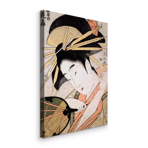 Bild Asiatische Frau Ōgiya no uchi Hanaōgi