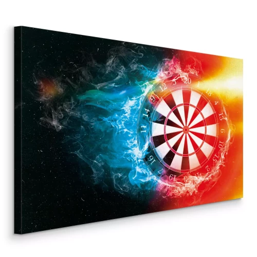 Bild Eine künstlerische Vision eines Dartspiels
